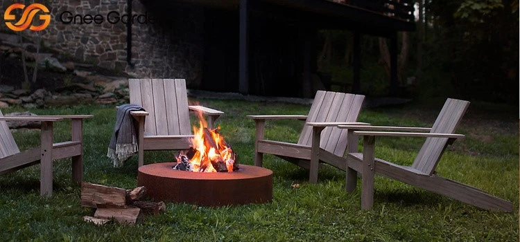 Weathering steel fire pit fire bowl Weathering steel fire pit fire bowl