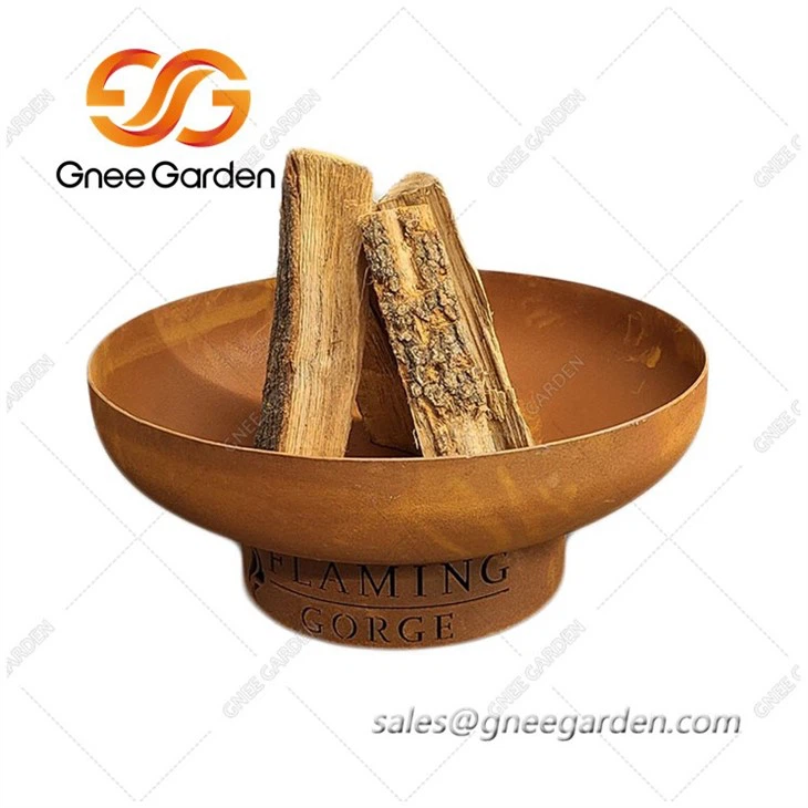 modern wood burning fire pit