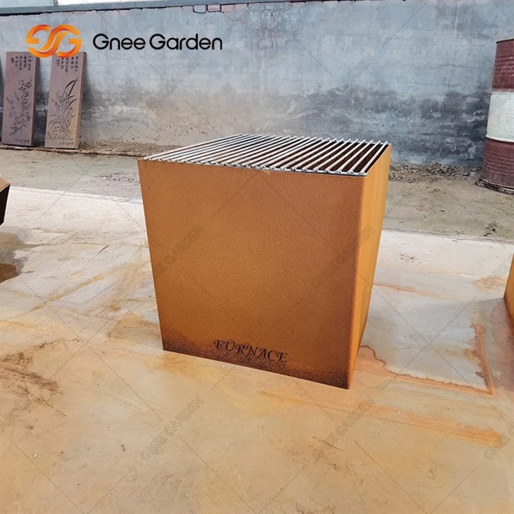 Corten unique outdoor fire pits