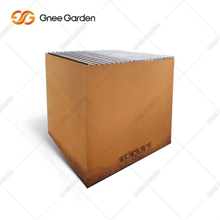 corten steel custom metal fire pit3