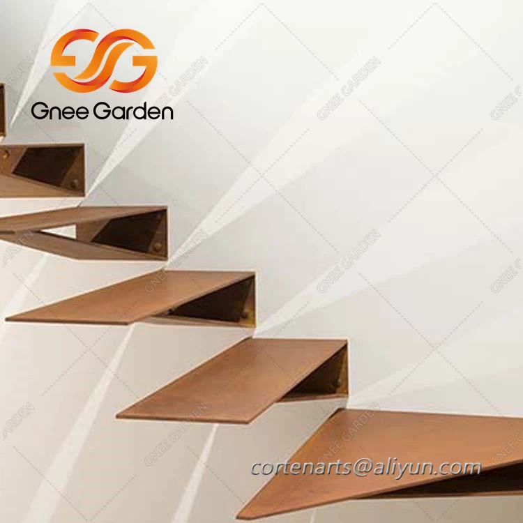 Korten po'latdan kirish zinapoyalari dizayni