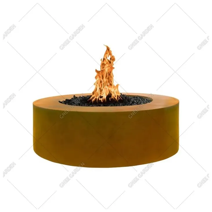 Customized Outdoor Fire Pit Weathering Steel Sheet Fire Pit