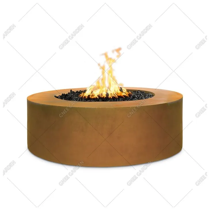 Customized Outdoor Fire Pit Weathering Steel Sheet Fire Pit