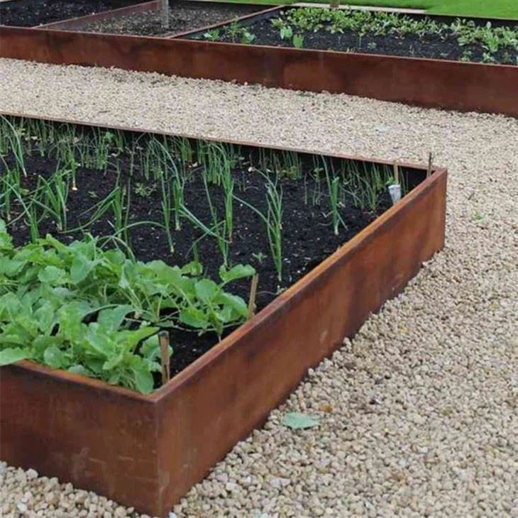 High Quality Supply Decoration Corten Steel Garden Edging