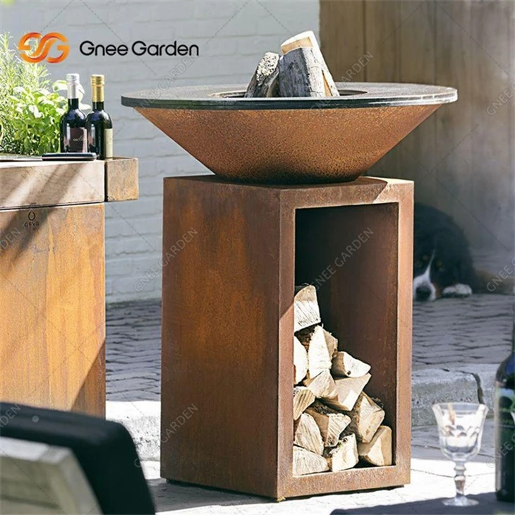Metal Camping BBQ Grill Cooking Table