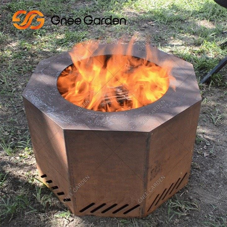 Outdoor Smokeless Fire Pit Customized Size