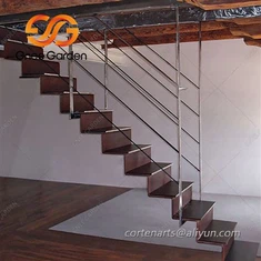 Corten Steel Garden zinapoyalari Gnee Garden tomonidan