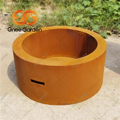 Corten Steel dumaloq tabiiy gazli olovli chuqur