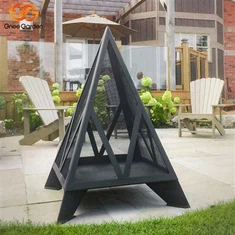 Olovli joy Uchburchak bog 'olovli joy Corten Steel