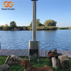 Bog'ni bezatish uchun yong'in joyi Corten Steel Fireplace