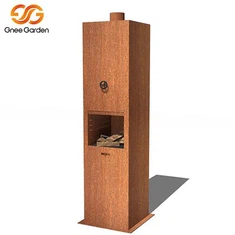 Portativ lager metall yong'in chuquri bog 'bezaklari Ochiq olov joyi