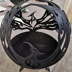 Sferik olovli metall bog 'past MOQ bilan dekorativ metall mahsulotlari