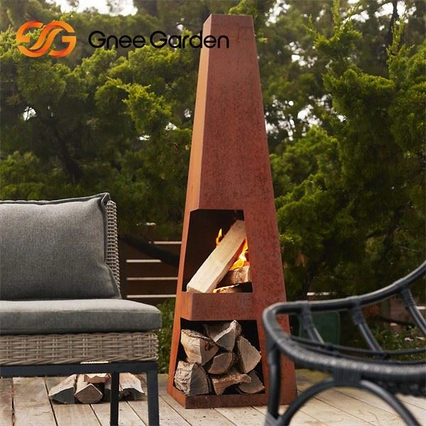Modern Obelisk Fireplace