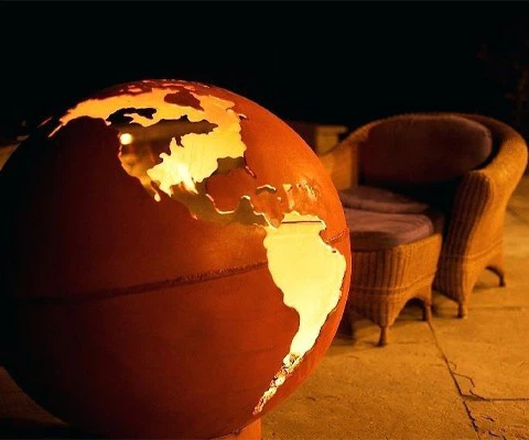 Top Fire Bowl Portable Fireplace Travel Fire Pit