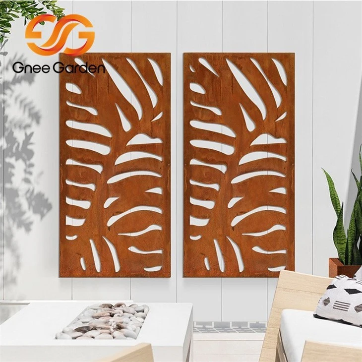 laser cut corten steel panels
