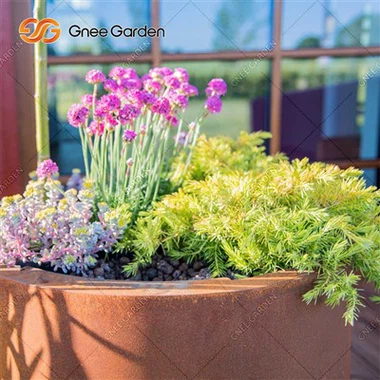 Bog 'silindrsimon corten gulpot